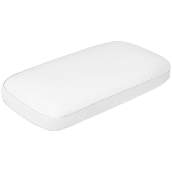 Almofada Viscoelástica com Desenho Ergonómico e Capa Removível e Lavável 81,28x40,64x15,24 cm Creme