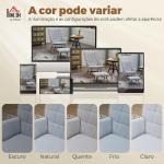 Poltrona Baloiço com Apoio para os Pés Poltrona Relax com Almofada Acolchoada e Anti - Tombo 64x89x90 cm Cinzento