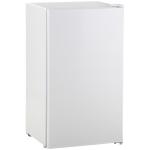 Mini Frigorífico 91 L com Congelador, Frigorífico Silencioso, Frigorífico Pequeno para Colocar Sob Bancada com Temperatura Regulável e Porta Reversível, Prateleiras Ajustáveis, Branco