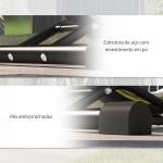 Estacionamento de Bicicletas Vertical e Horizontal com Ganchos Ajustáveis para Bicicletas de 6 a 28 Polegadas e 700 C