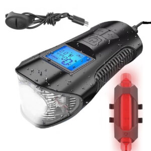 Pack Luzes LED p/ Bicicleta c/ Contador