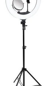 Pack Candeeiro LED c/ Espelho + Tripé Extensível (2 mts) p/ Estúdio Fotográfico