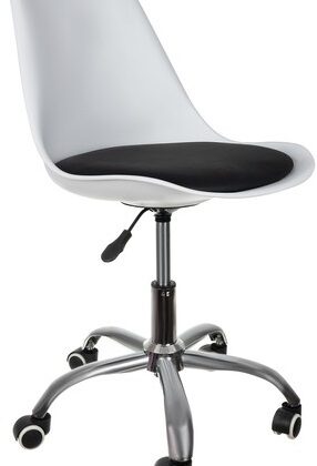 Cadeira Giratória de Escritório (Branco) - MALATEC