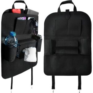 Organizador de Assento de Carro Feltro (Preto)