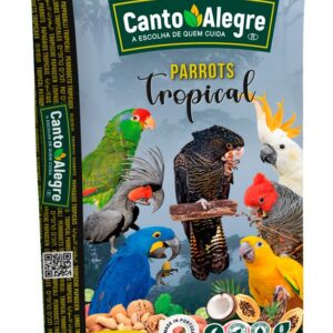 Mistura de Sementes p/ Papagaios e Araras c/ Fruta - Canto Alegre
