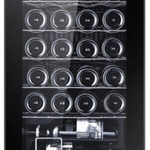Garrafeira 24 Garrafa(s) Bolero GrandSommelier 2450 Compressor (Preto) - CECOTEC