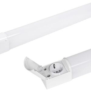 Armadura Estanque LED 15W 6000K 1350Lm (1 metro) c/ Tomada Schuko - GSC