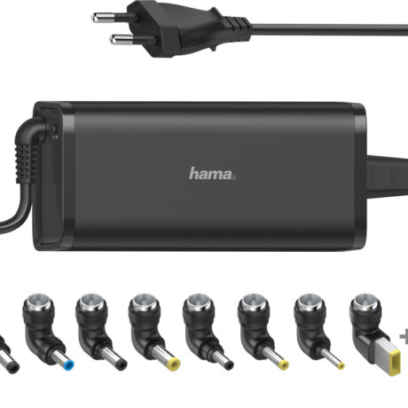 Carregador Universal 90W c/ Saída 15/16/17/18/19V (Preto) - HAMA