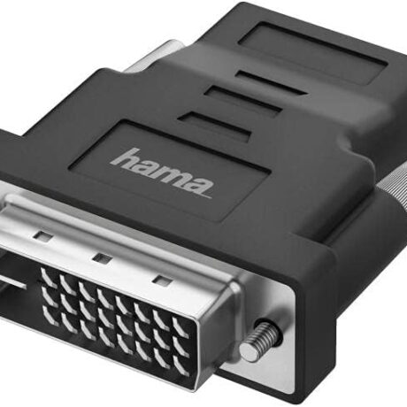 Adaptador DVI-D Macho - HDMI Fêmea (Preto) - HAMA