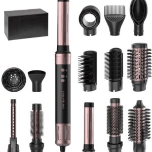 Modelador de Cabelo Bamba CermicCare 14-EM-1 AirGlam (Preto) - CECOTEC