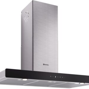Exaustor Decorativo 90cm MEP 192 XN 455 m³/h (Inox/Vidro Negro) - MEIRELES