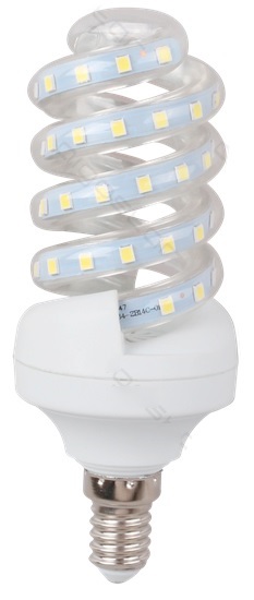 Lampada LED Espiral 220V E14 B5 7W Branco F. 6000K 360º