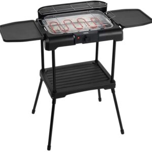 Grelhador Elétrico Barbecue 2200W c/ Apoio Lateral (Preto) - PRINCESS