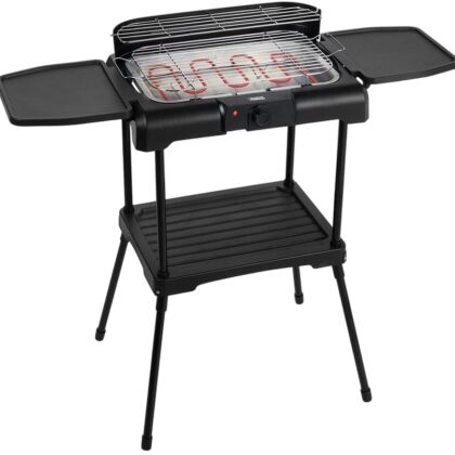 Grelhador Elétrico Barbecue 2200W c/ Apoio Lateral (Preto) - PRINCESS