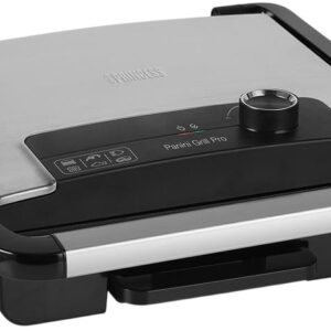 Grelhador Elétrico de Contacto Panini Pro 2000W (Preto/Inox) - PRINCESS