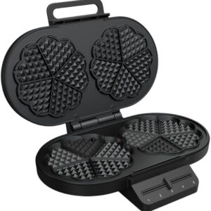 M?quina de Waffles Cora??o 1200W (Preto) - PRINCESS