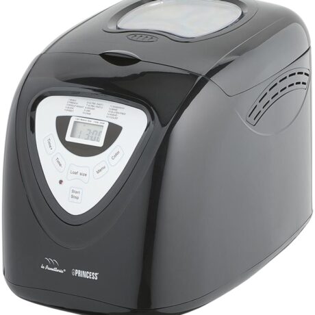 Máquina de Fazer Pão 600W (Preto/Prateado) - PRINCESS