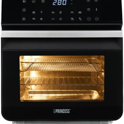 Fritadeira + Mini Forno 3-EM-1 10L 1550W (Preto) - PRINCESS