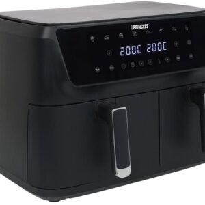 Fritadeira Dupla Air Fryer 11L 2700W (Preto) - PRINCESS