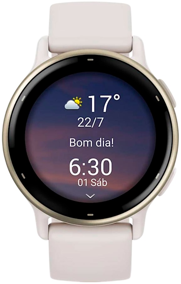Smartwatch Vivoactive 5 (Creme Dourado/Marfim) - GARMIN