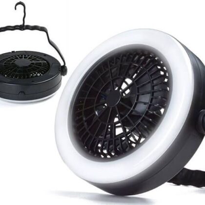 Ventoinha 2-EM-1 c/ Lampada LED