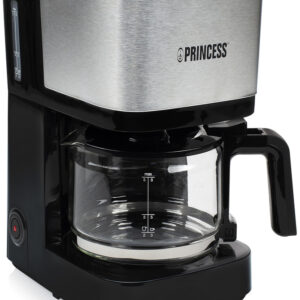 M?quina de Caf? de Filtro 600W 0,75L (Inox/ Preto) - PRINCESS