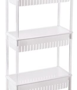 Estante/Rack Amovível 3 Níveis c/ Rodas (45 x 21 x 80cm)