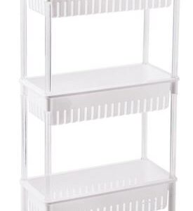 Estante/Rack Amov?vel 3 Níveis c/ Rodas (42 x 26 x 80cm)