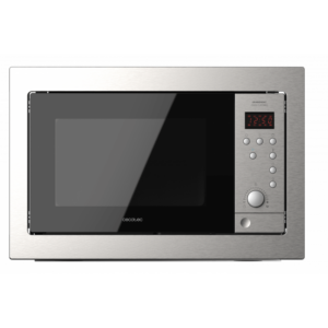 Microondas de Encastre GrandHeat 2500 Built-In Steel 900W 25L (Prateado) - CECOTEC