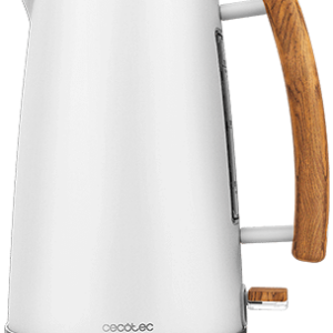 Chaleira Elétrica ThermoSense 400 Woody (Branco) 3000W - CECOTEC