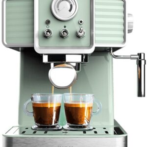 Máquina de Café Espresso 20 Tradizionale 1350W (Verde) - CECOTEC