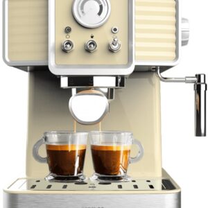 M?quina de Caf? Espresso 20 Tradizionale 1350W (Amarelo) - CECOTEC