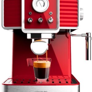 M?quina de Caf? Expresso Power 20 Tradizionale (Light Red) - CECOTEC