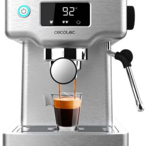 Máquina de Café Power Espresso 20 Barista Compact 1.8L 1465W (Inox) - CECOTEC