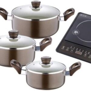 Conjunto de Cozinha Fiona 3 Pe?as + Placa de Indu??o - BERGNER