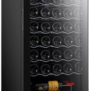 Garrafeira 34 Garrafas Bolero GrandSommelier 34030 Compressor (Preto) - CECOTEC