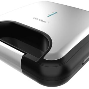 Sanduicheira Rock´nToast Square + 800W (Preto/Inox) - CECOTEC