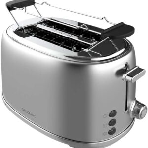 Torradeira Toast&Taste Retro 2 Fatia(s) 980W (Inox) - CECOTEC