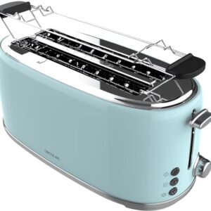 Torradeira Toast&Taste 1600 Retro Duplo (Azul) - CECOTEC