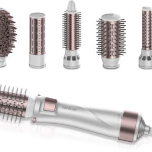 Escova Modeladora de Cabelo Bamba CeramicCare 5em1 Pro 1000W - CECOTEC