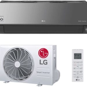 Ar Condicionado AC-09-BK.NSJ + AC-09-BK.UA3 9000BTU Interior/Exterior (Preto) - LG
