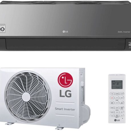 Ar Condicionado AC-09-BK.NSJ + AC-09-BK.UA3 9000BTU Interior/Exterior (Preto) - LG