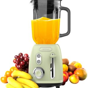 Liquidificadora Power Black Titanium Retro 1,5L 1200W (Verde) - CECOTEC