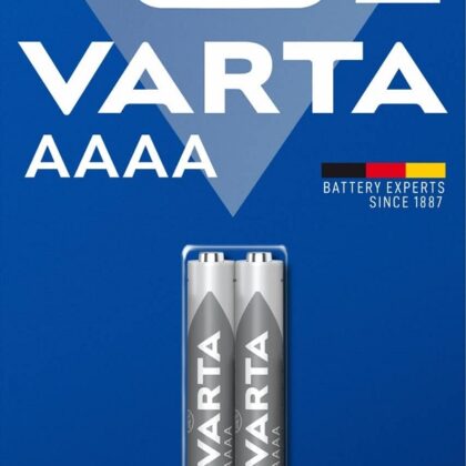 Blister 2x Pilhas Alcalinas AAAA 1,5V - VARTA