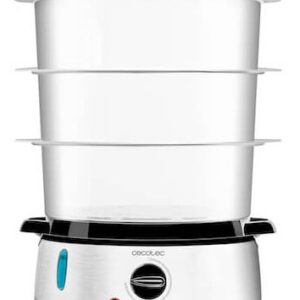 Máquina de Cozer a Vapor Vapovita 3000 Inox (3 Recipientes) - CECOTEC