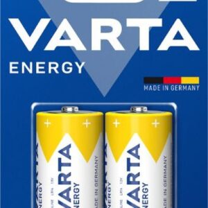 Blister 2x Pilhas Alcalinas Energy C / LR14 1,5V - VARTA
