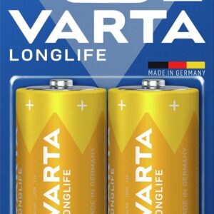 Blister 2x Pilhas Alcalinas LongLife D LR20 1,5V - VARTA