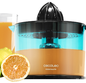 Espremedor El?trico Essential Vita 1L 40W (Preto/Azul) - CECOTEC