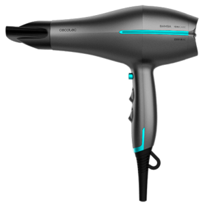 Secador de Cabelo Bamba Ionicare 5300 Maxi Aura 2200W (Cinzento) - CECOTEC