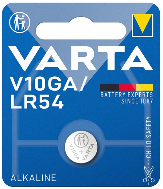 Pilha Alcalina 1,5V (V10GA / LR54) - VARTA